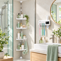 Combo Baño Ordenado: Esquinero + Organizador Dental — imagen ambientada