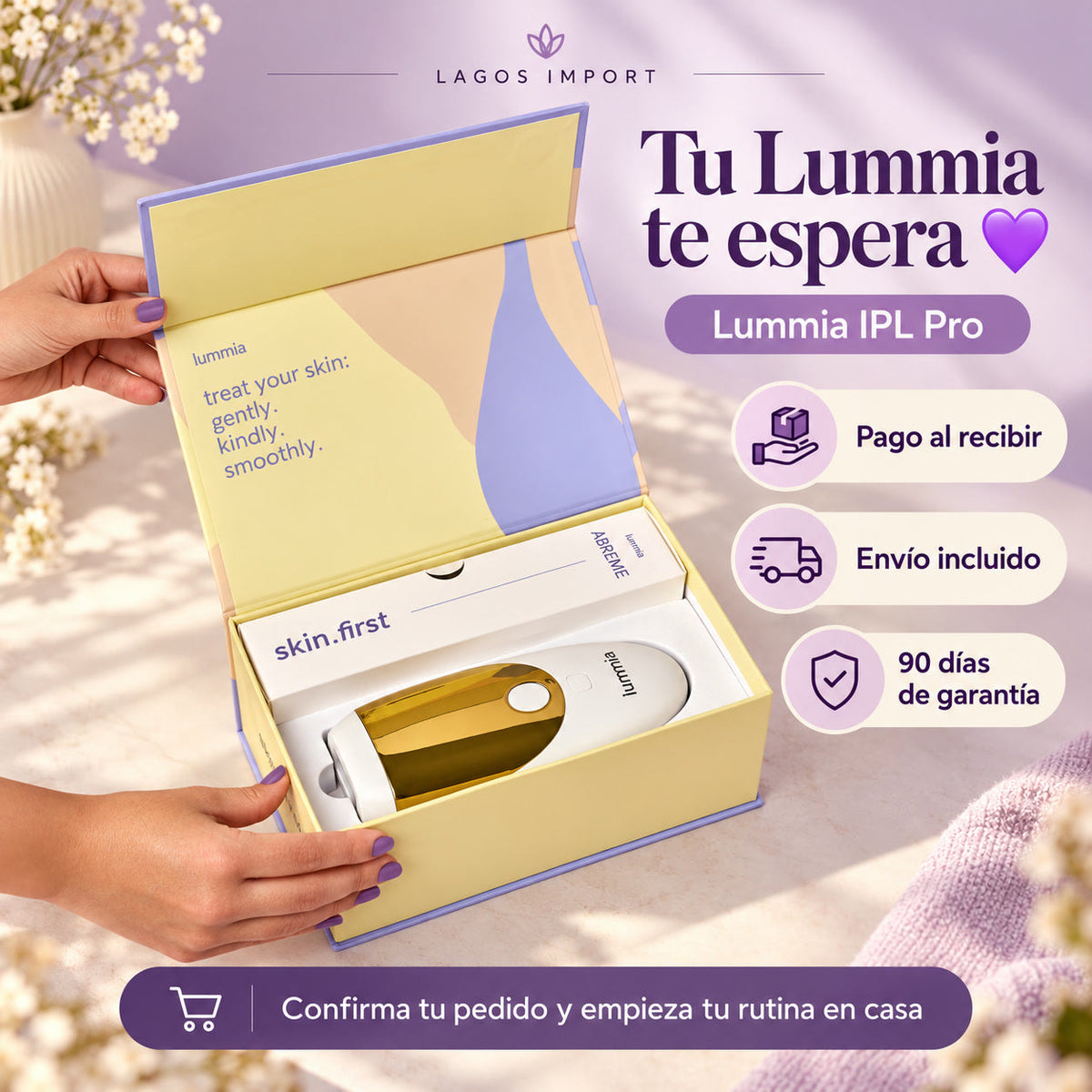 Lummia IPL Pro Lagos Import: pago al recibir, envío incluido y 90 días de garantía